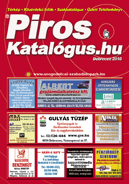 Debreceni Piros Katal�gus 2008. 13. kiad�s